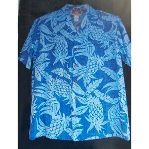 kalaheo hawaiian shirt Men XL,100% Rayón, Hawaii, U.S.A,23 INCH OF Armp To Armp